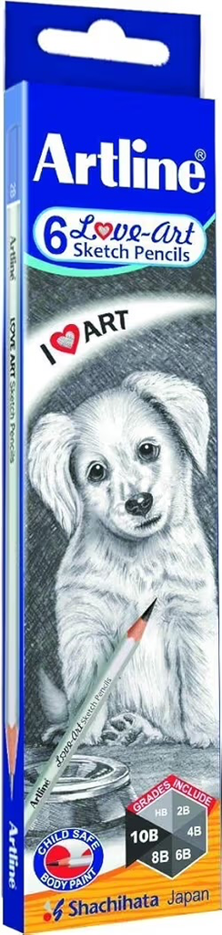 Art line pencil set (6 sketch pencils)