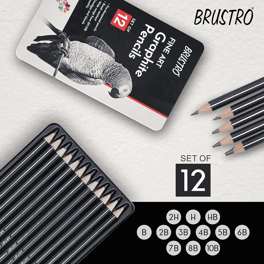 Brustro fine art pencils (set of 12 pencils)
